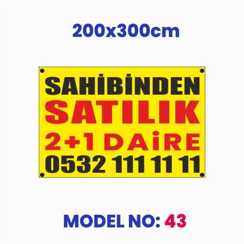 Sahibinden Satılık Afiş 200x300cm NO:43