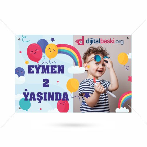 Baby Shower Doğum Günü Afiş Pankartı NO: 01