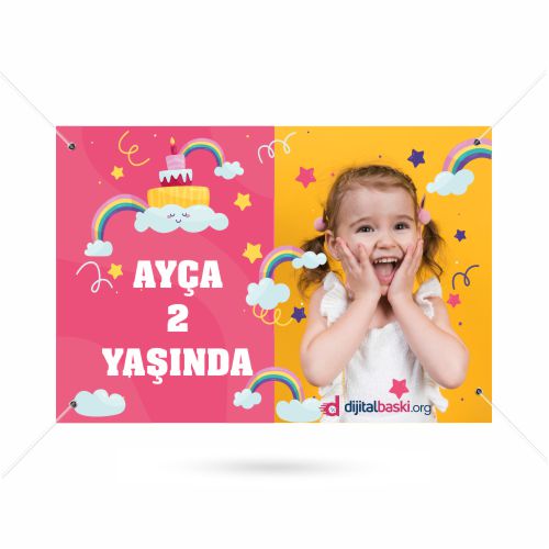 Baby Shower Doğum Günü Afiş Pankartı NO: 02